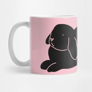 Black Rabbit Mug